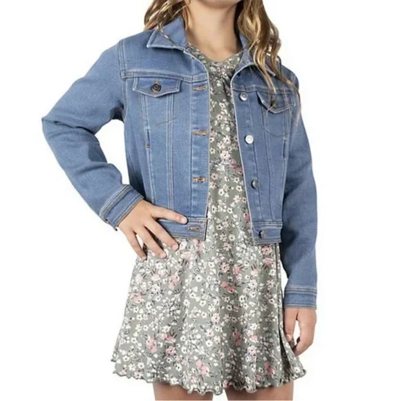 zunie denim dress Zunie Youth Denim Dress (#1876748)